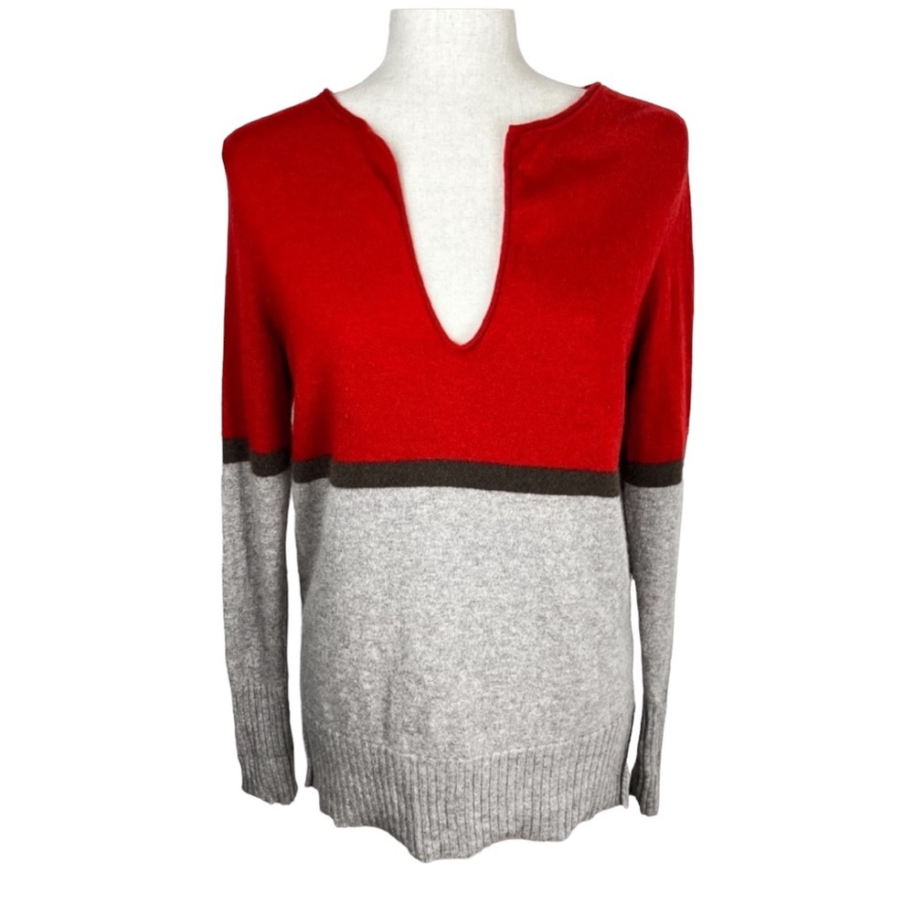 Raffi 100% cashmere long sleeve‎ sweater money classic size S